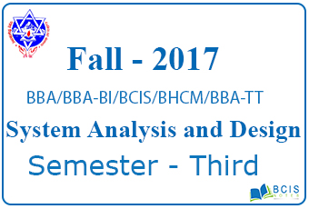 System Analysis and Design(SAAD) || Fall 2017 || Pokhara University