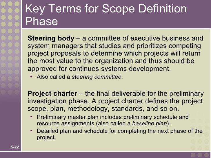 The Scope Definition Phase || System Analysis || Bcis Notes