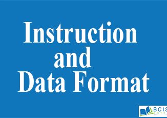 Instruction and Data Format || Intel 8085 Microprocessor Architecture and Programming || Bcis Notes