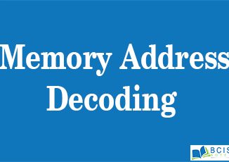 Memory Address Decoding || Microprocessor System || Bcis Notes