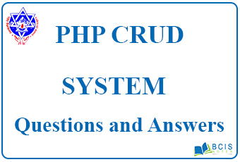 PHP || CRUD System || Question Bank || Bcis Notes