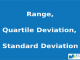 Range, Quartile & Standard Deviation || Dispersion || Bcis Notes