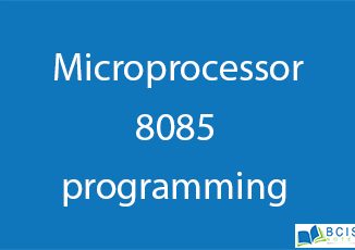 Microprocessor 8085 programming (Memory Location) || Microprocessor || Bcis Notes