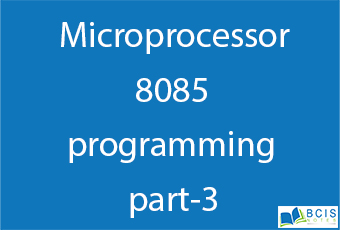 Microprocessor 8085 programming (Memory Location) Part-3 || Microprocessor || Bcis Notes