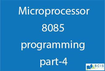 Microprocessor 8085 programming (Memory Location) Part-4 || Microprocessor || Bcis Notes