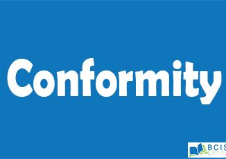 Conformity || The foundations of society || Bcis Notes