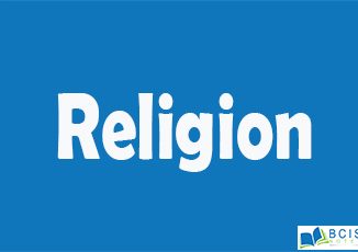 Religion || Social Institution || Bcis Notes