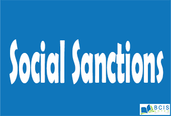 examples of social sanctions