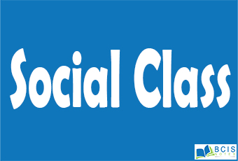 Social Class || Social Stratification || Bcis Notes