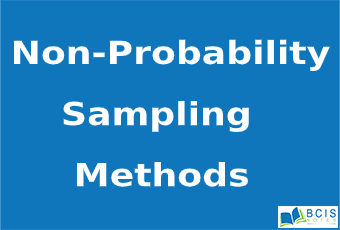 Non-probability Sampling Methods ||Estimation and Hypothesis||Bcis Notes